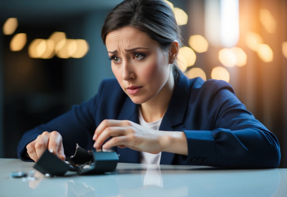 A person looking at a broken object with a concerned expression Do I Need to Hire a Personal Injury Lawyer
